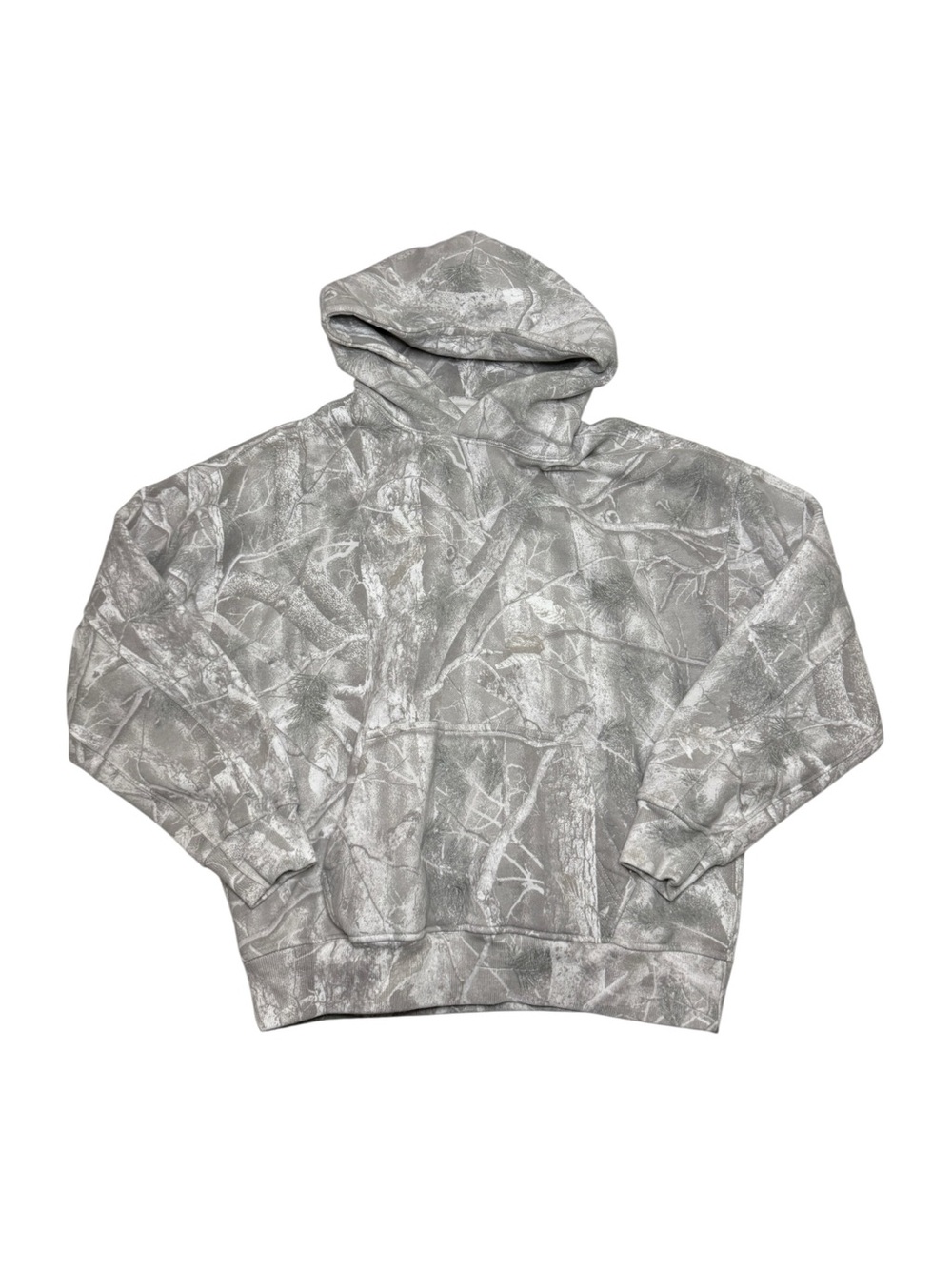 Abercrombie & Fitch Neutral Camo Pullover - Light Gray & Cream
